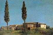 Pierre-Henri de Valenciennes the Two Poplar Trees France oil painting artist